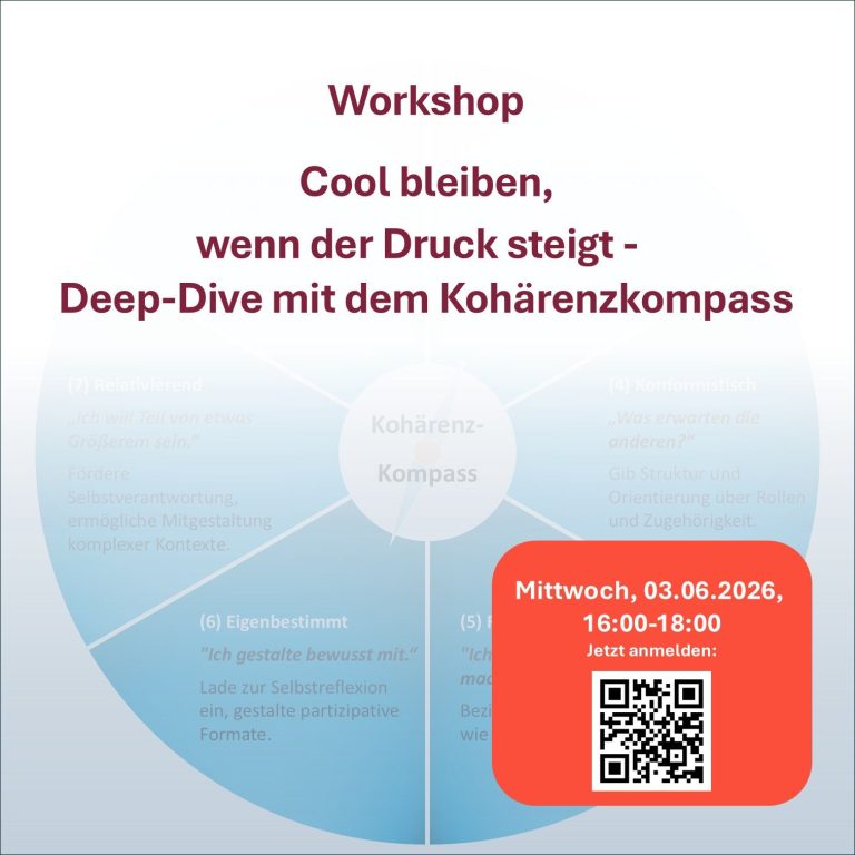 Veranstaltungsankündigung für "Cool bleiben wenn der Druck steigt"